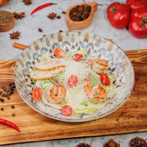 Цезарь с креветками